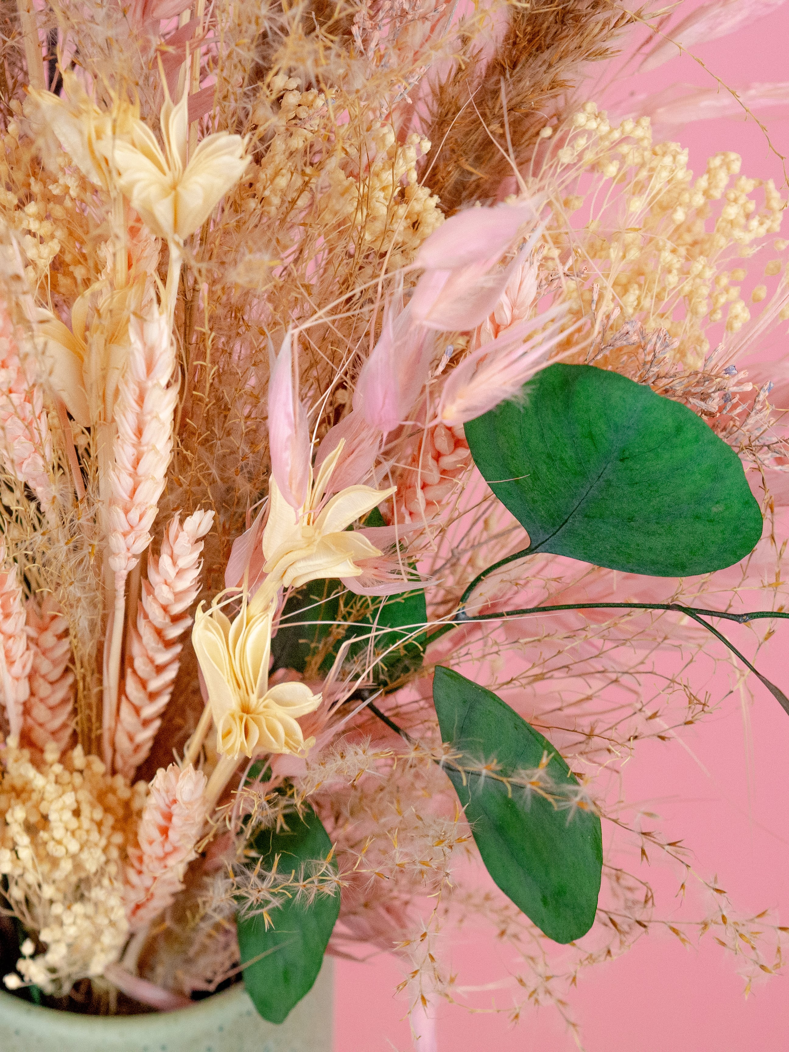 trockenblumen-strauss-diy-eukalyptus-beige-creme-rosa-beflowerly