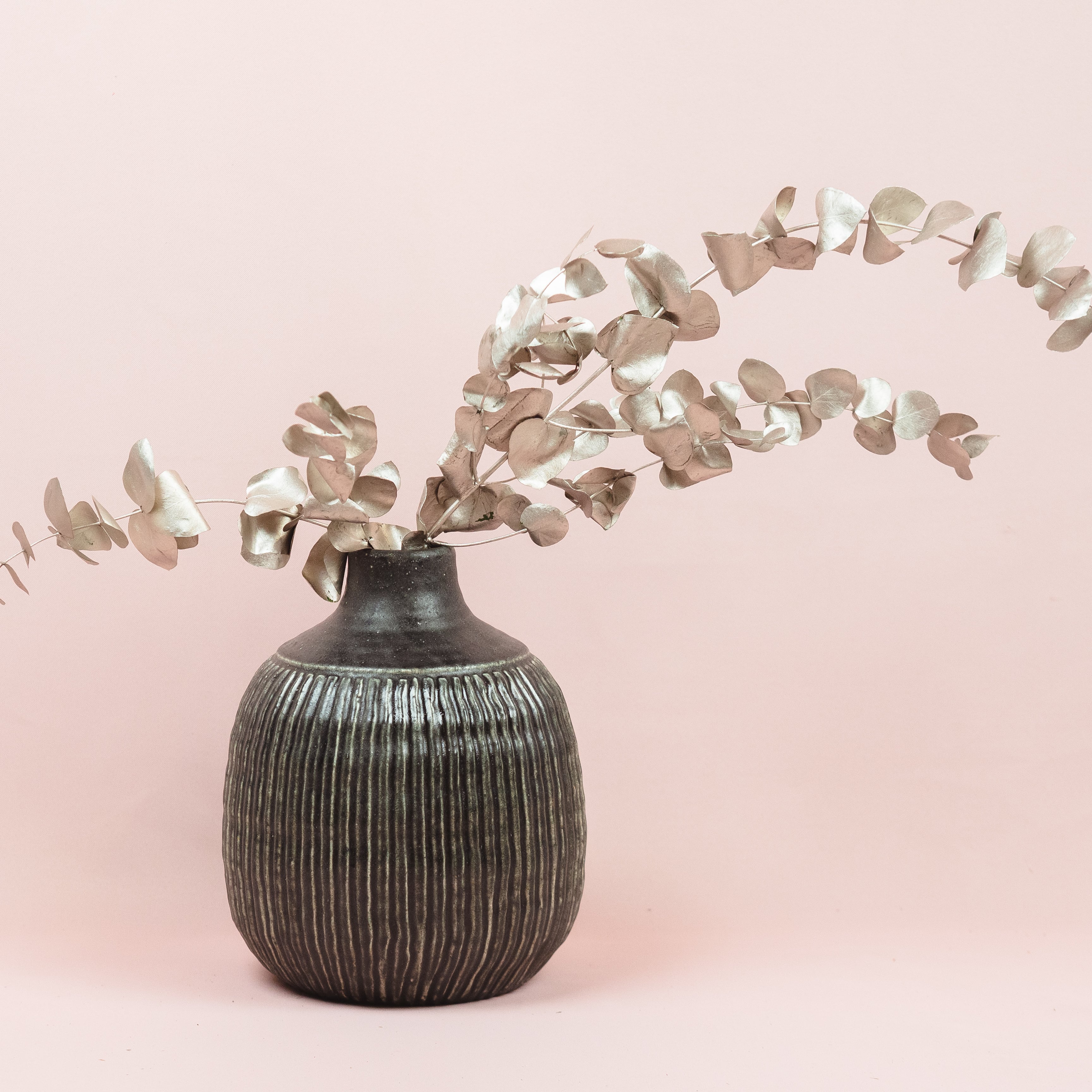 Vase HANNA, anthrazit