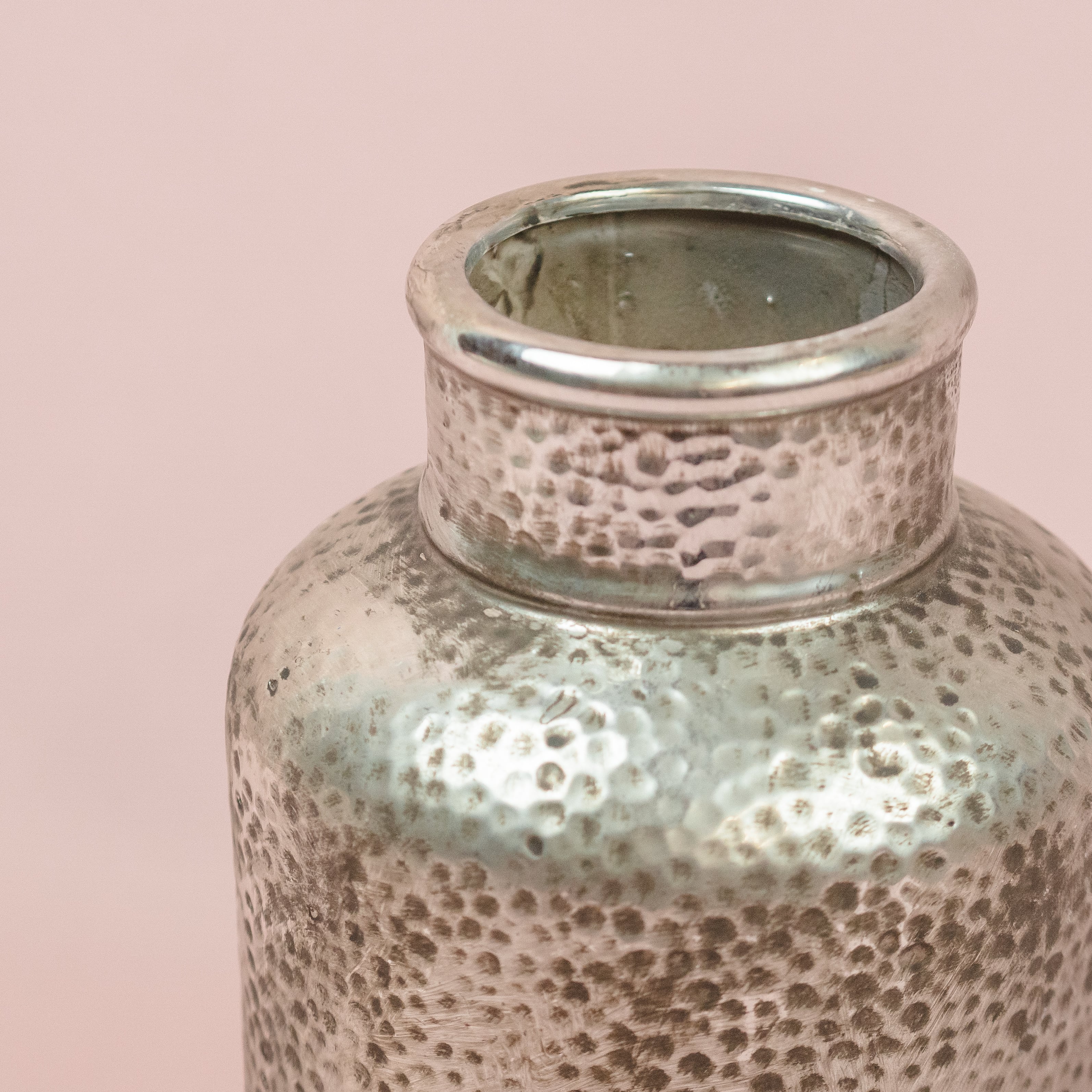 Vase SILVERGIRL, Aluminium, silber